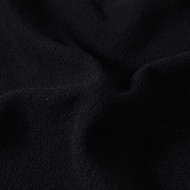 Флис двухсторонний, плотность 300 гр, цвет черный, арт. flblack